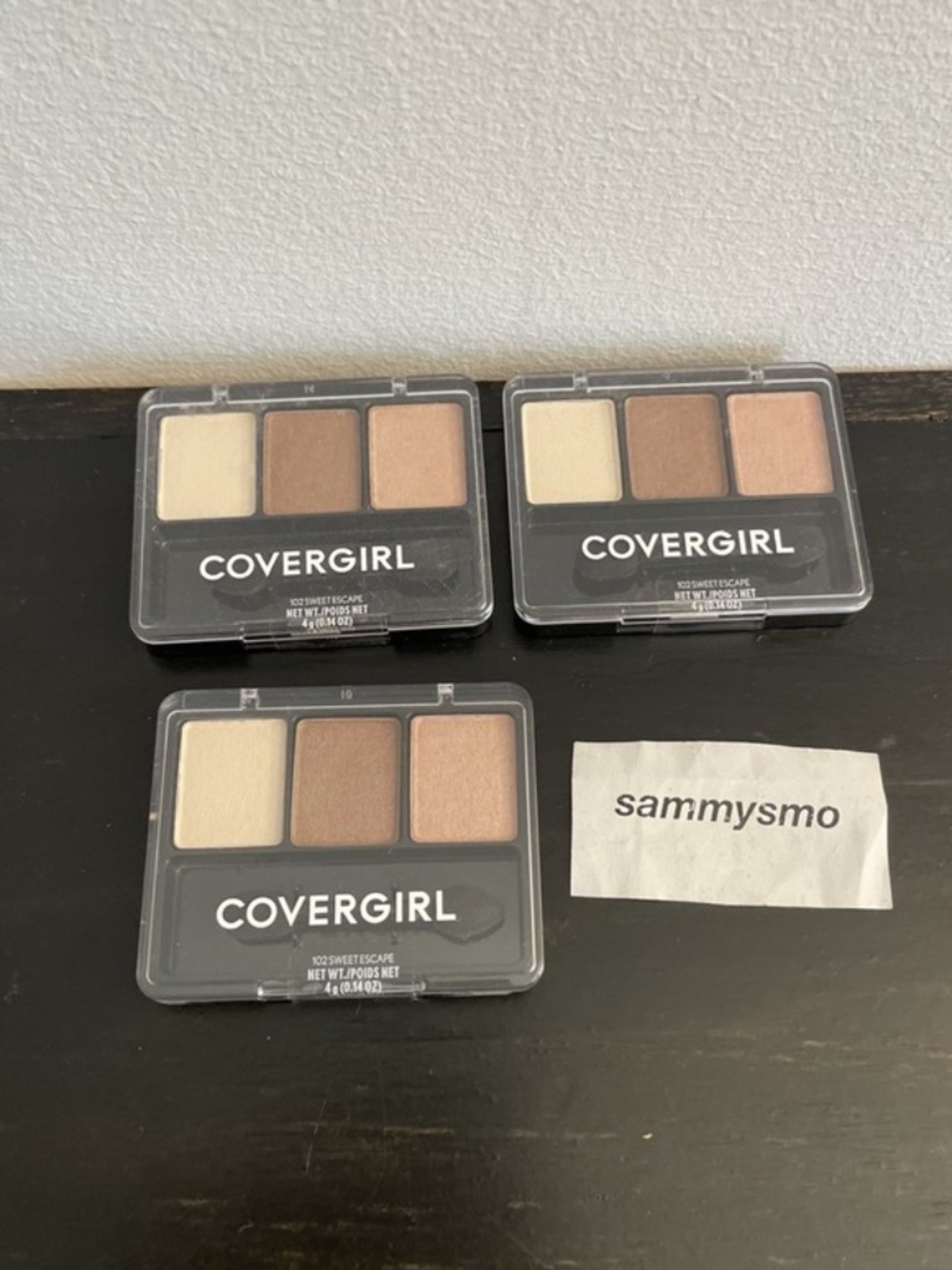 Covergirl Eye Enhancers Eyeshadow # 102 Sweet Escape, x3 Original Formula